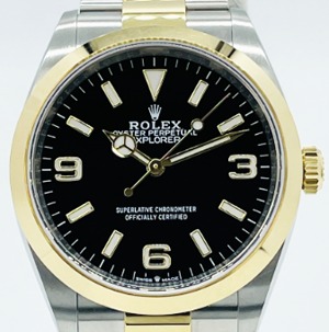 ロレックス エクスプローラー 124273 ブラック 36mm