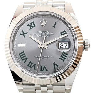 ロレックス デイトジャスト 126334 スレートローマ ジュビリーブレス 41mm