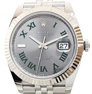 ロレックス デイトジャスト 126334 スレートローマ ジュビリーブレス 41mm