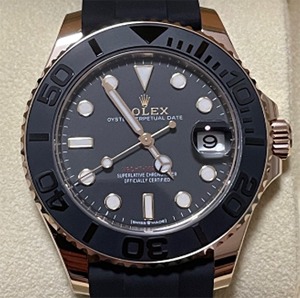 ロレックス ヨットマスター 268655 エバーローズゴールド ブラック 37mm