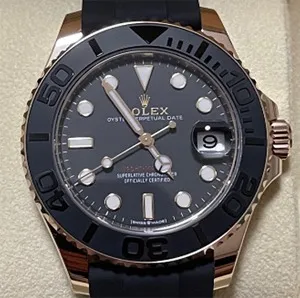 ロレックス ヨットマスター 268655 エバーローズゴールド ブラック 37mm