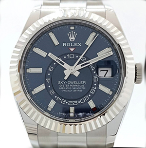 ?ロレックス スカイドゥエラー 326934 ブライトブラック オイスターブレス 42mm