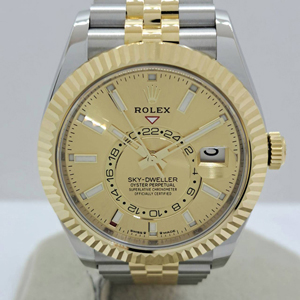ロレックス スカイドゥエラー 336933 シャンパンカラー ジュビリーブレス 42mm