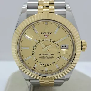 ロレックス スカイドゥエラー 336933 シャンパンカラー ジュビリーブレス 42mm
