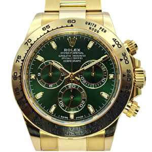 ロレックス デイトナ 116508 イエローゴールド グリーン 40mm