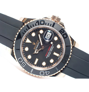 ロレックス ヨットマスター 40mm エバーRG 126655 ブラック スーパーコピー
