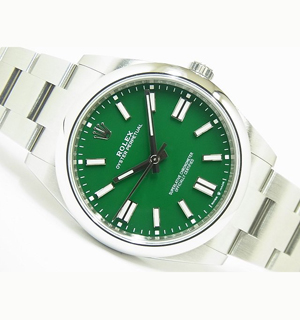 ロレックス オイスターパーペチュアル 124300 ステンレススチール グリーン 41mm スーパーコピー