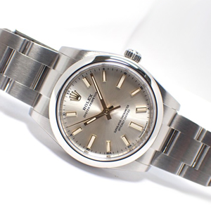 ロレックス オイスターパーペチュアル 124200 ステンレススチール シルバー 34mm スーパーコピー