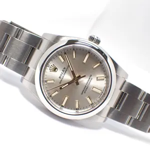 ロレックス オイスターパーペチュアル 124200 ステンレススチール シルバー 34mm スーパーコピー