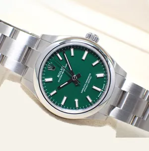 ロレックス オイスターパーペチュアル 277200 ステンレススチール グリーン 31mm スーパーコピー