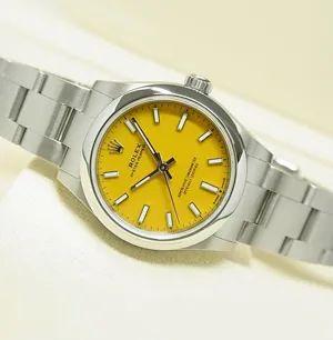 ロレックス オイスターパーペチュアル 277200 ステンレススチール  イエロー 31mm スーパーコピー