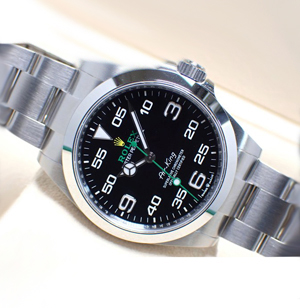 ロレックス エアキング 126900 ブラック オイスターブレス 40mm スーパーコピー