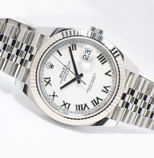 ロレックス  デイトジャスト 126334 ホワイト ローマ オイスターブレス 41mm スーパーコピー
