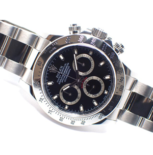 ロレックス デイトナ 116520 ステンレススチール ブラック 40mm スーパーコピー