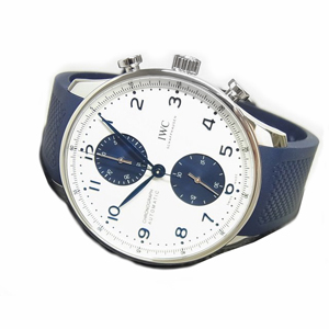 IWC スーパーコピー 　ポルトギーゼ クロノグラフ　ホワイトラッカーダイヤル　IW371620