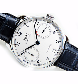 IWC　スーパーコピー 　ポルトギーゼ　7DAY S シルバー×ブルー　IW500705