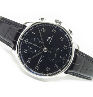 IWC　スーパーコピー  ポルトギーゼ クロノグラフ　ブラック　IW371609