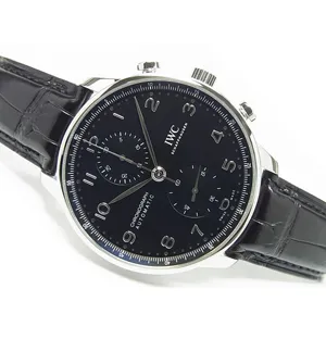 IWC　スーパーコピー  ポルトギーゼ クロノグラフ　ブラック　IW371609