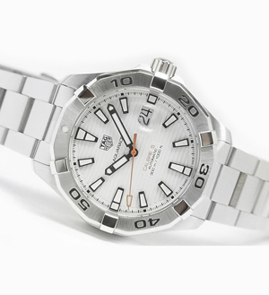 タグ ホイヤー　アクアレーサー キャリバー5　ホワイト　43mm　WAY2013.BA0927 スーパーコピー