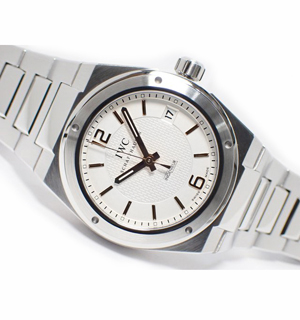 IWC　スーパーコピー インヂュニア　40MM　シルバー　シースルーバック　IW322801