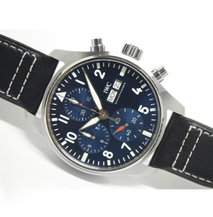IWC　スーパーコピー パイロット ウォッチ クロノグラフ 41　ブルー　IW388101