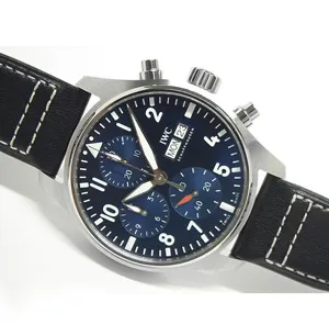IWC　スーパーコピー パイロット ウォッチ クロノグラフ 41　ブルー　IW388101