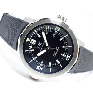 IWC スーパーコピー アクアタイマー オートマチック　ブラック　SS　ラバー IW329001