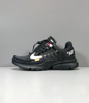 ナイキ スーパーコピー エアプレスト オフホワイト ブラック2018  AA3830-002（Off-White x NIKE Air Presto 