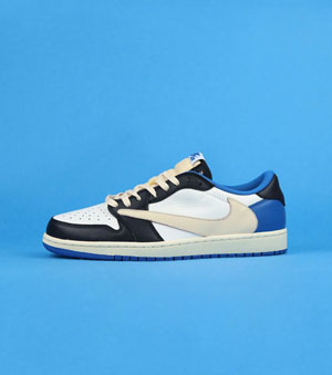 ナイキ スーパーコピー NIKE x Travis Scott x Fragment Air Jordan 1 Low  （ナイキJordan 1 x トレビスカットx Fragment ）DM7866-140