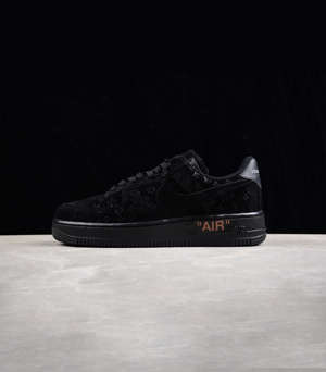ナイキ スーパーコピー ナイキ x ルイ ヴィトン Air Force 1 Low ブラックカジュアルシューズ スーパーコピー 1A9VD7