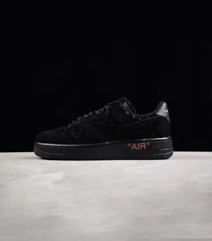 ナイキ スーパーコピー ナイキ x ルイ ヴィトン Air Force 1 Low ブラックカジュアルシューズ スーパーコピー 1A9VD7