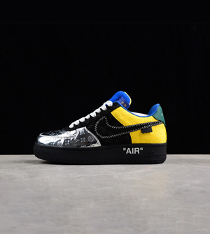 ナイキ スーパーコピー ナイキ x ルイ ヴィトン Air Force 1 Low ブラックカジュアルシューズ スーパーコピー 1A9VCH