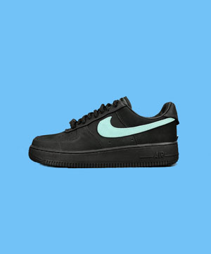 ナイキ スーパーコピー ティファニー x ナイキ  エアフォースワン ロー カジュアルシューズ DZ1382-001 （TIFFANY & CO. x NIKE AIR FORCE 1 LOW ）