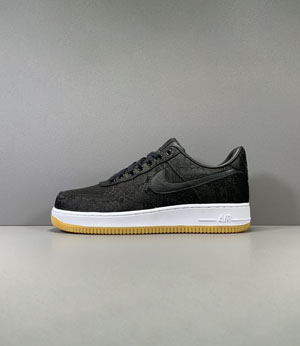 ナイキ スーパーコピー エアフォース 1 ロー x クロット x フラグメント デザイン ブラック カジュアルスニーカー CZ3986-001（Nike Air Force 1 Low X Clot x Fragment Design Black）