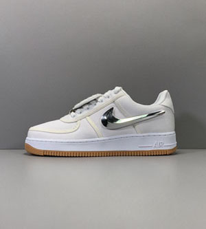 ナイキ スーパーコピー エアフォース１ ロー トラヴィス スコット セイル ホワイト AQ4211-101（Travis Scott x NIKE Air Force 1 Low）