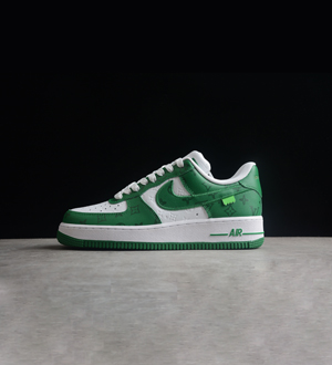 ナイキ スーパーコピー ナイキ x ルイ ヴィトン Air Force 1 Low By Virgil Abloh White green カジュアルシューズ 1A9V9V
