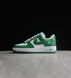 ナイキ スーパーコピー ナイキ x ルイ ヴィトン Air Force 1 Low By Virgil Abloh White green カジュアルシューズ 1A9V9V