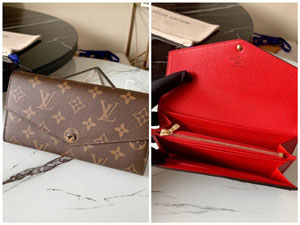 Louis Vuitton スーパーコピー /ルイヴィトン ポルトフォイユ?サラ 長財布 コクリコ（M62236）