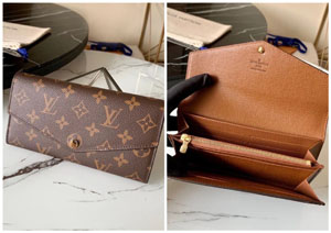 Louis Vuitton スーパーコピー /ルイヴィトン モノグラム ポルトフォイユ サラ 長財布 ブラウン（M60531）