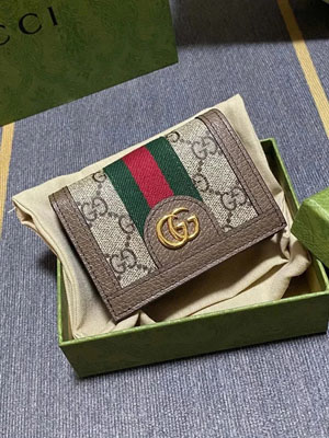 GUCCI スーパーコピー / グッチ 〔オフィディア〕GG カードケース(コイン＆紙幣入れ付き)（523155 96IWG 8745）