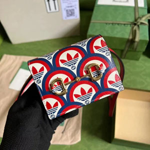 グッチ x アディダス スーパーコピー /（Adidas x Gucci ）ホースビットカードケース （702248 UWLBG 4169）