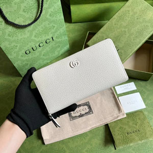 GUCCI スーパーコピー / グッチ GGマーモント ベージュ ジップアラウンドウォレット （456117）