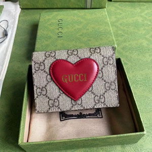 GUCCI スーパーコピー / グッチ ハート モチーフ付き カードケース ウォレット （648848 20QAS 8570）