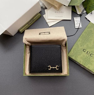 GUCCI スーパーコピー / グッチ ホースビット 二つ折りウォレット （700462 DJ20G 1000）