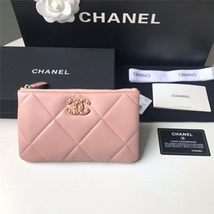 CHANEL スーパーコピー / シャネル 19 スモール ポーチ ピンク（AP1059）