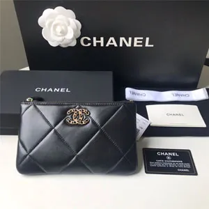 CHANEL スーパーコピー / シャネル 19 スモール ポーチ ブラック（AP1059 B04852 94305）