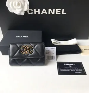 CHANEL スーパーコピー/ シャネル 19フラップカードケースブラック（AP1790 B04852 94305）