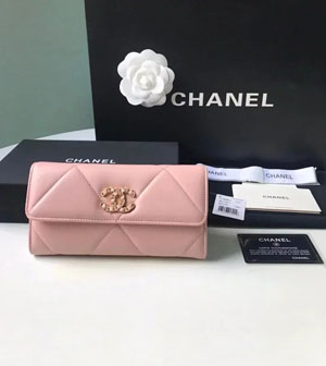 CHANEL スーパーコピー / シャネル 19 ロング フラップ ウォレット ピンク（AP0955 B04852 NN267）