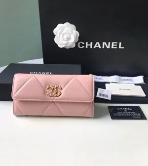 CHANEL スーパーコピー / シャネル 19 ロング フラップ ウォレット ピンク（AP0955 B04852 NN267）