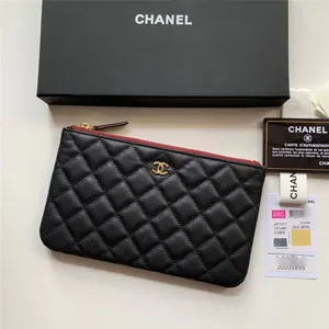 CHANEL スーパーコピー/ シャネル クラシック CCマーク キャビアスキン ウォレット ポーチ（AP1071 B10583 C3906）
